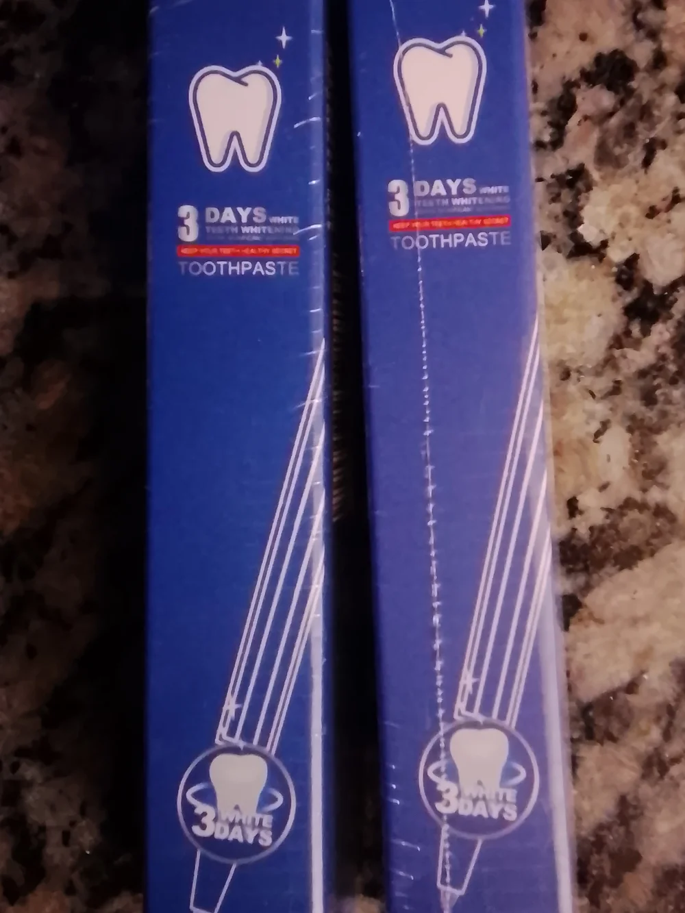 Blue Whitening Toothpaste - 3 Days Whitening Set Of 2
